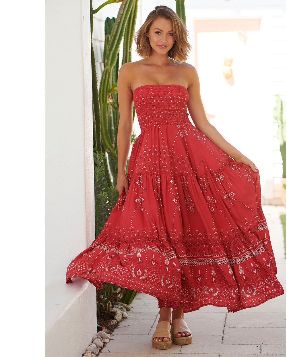 Vestido Salsa estampado Viva Jaase