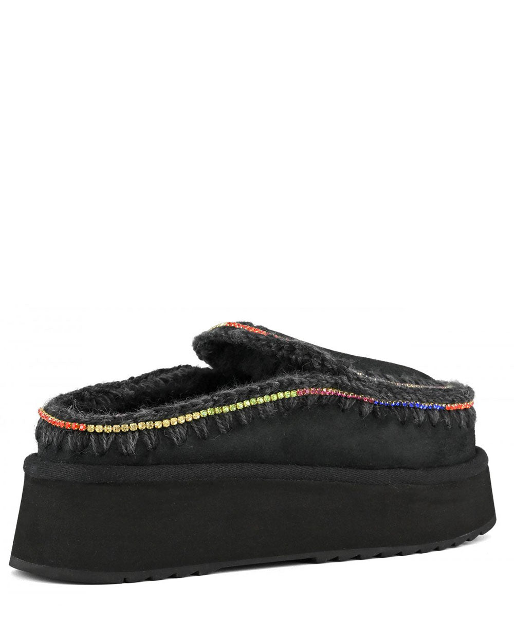 Mou Clog Eskimo Strass plataforma preto