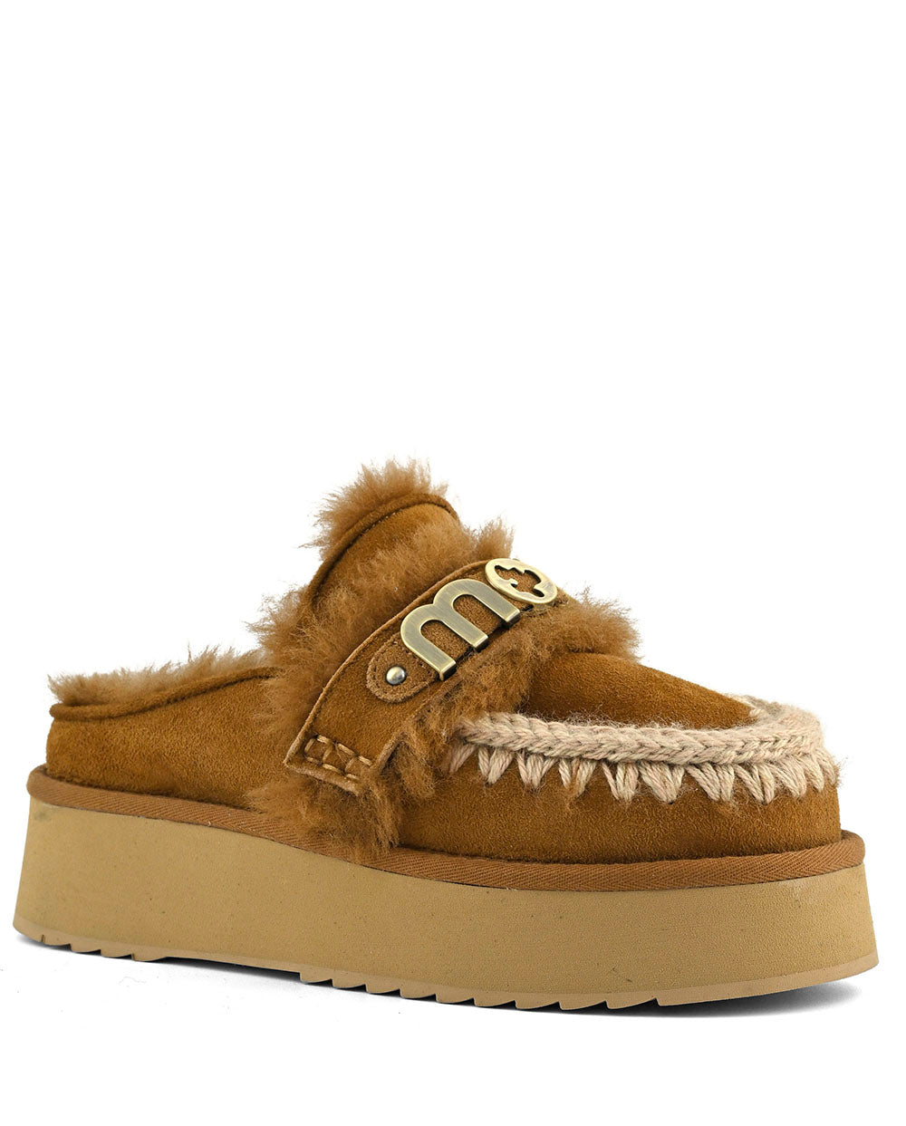 Plataforma Mou Clog Eskimo cinza
