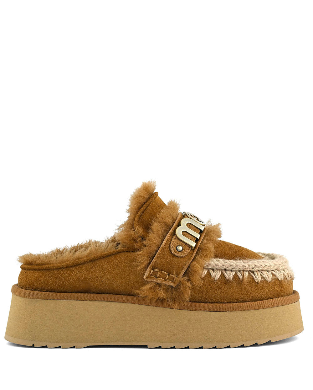 Plataforma Mou Clog Eskimo cinza
