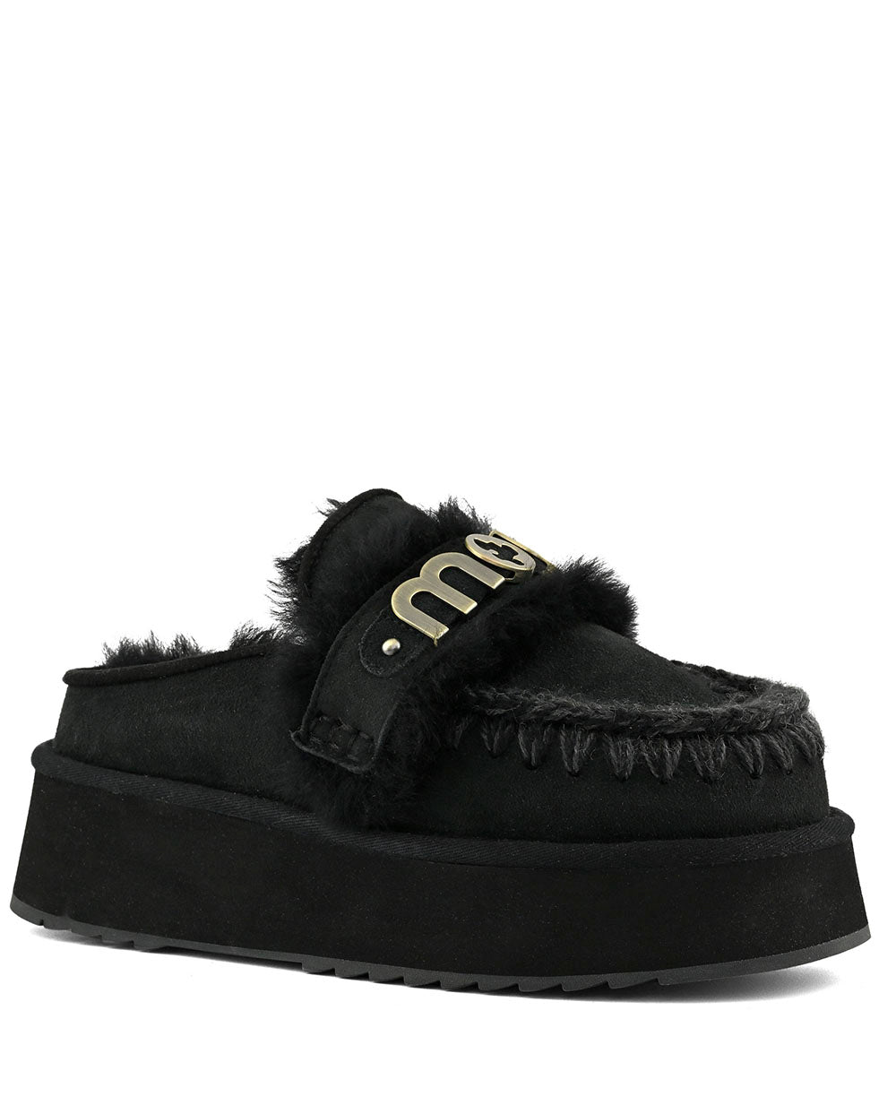 Plataforma Mou Clog Eskimo cinza