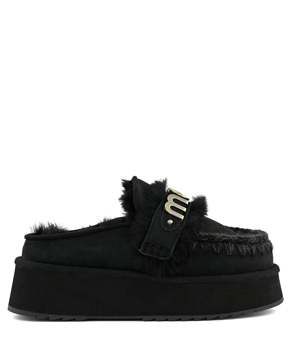 Plataforma Mou Clog Eskimo cinza