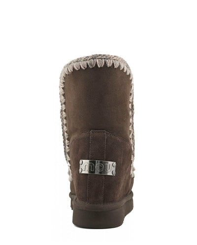 MOU Eskimo Eskimo inner wedge short stras marrón pimienta