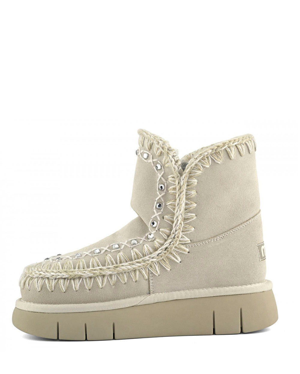 MOU Eskimo Bounce boot strass chalk