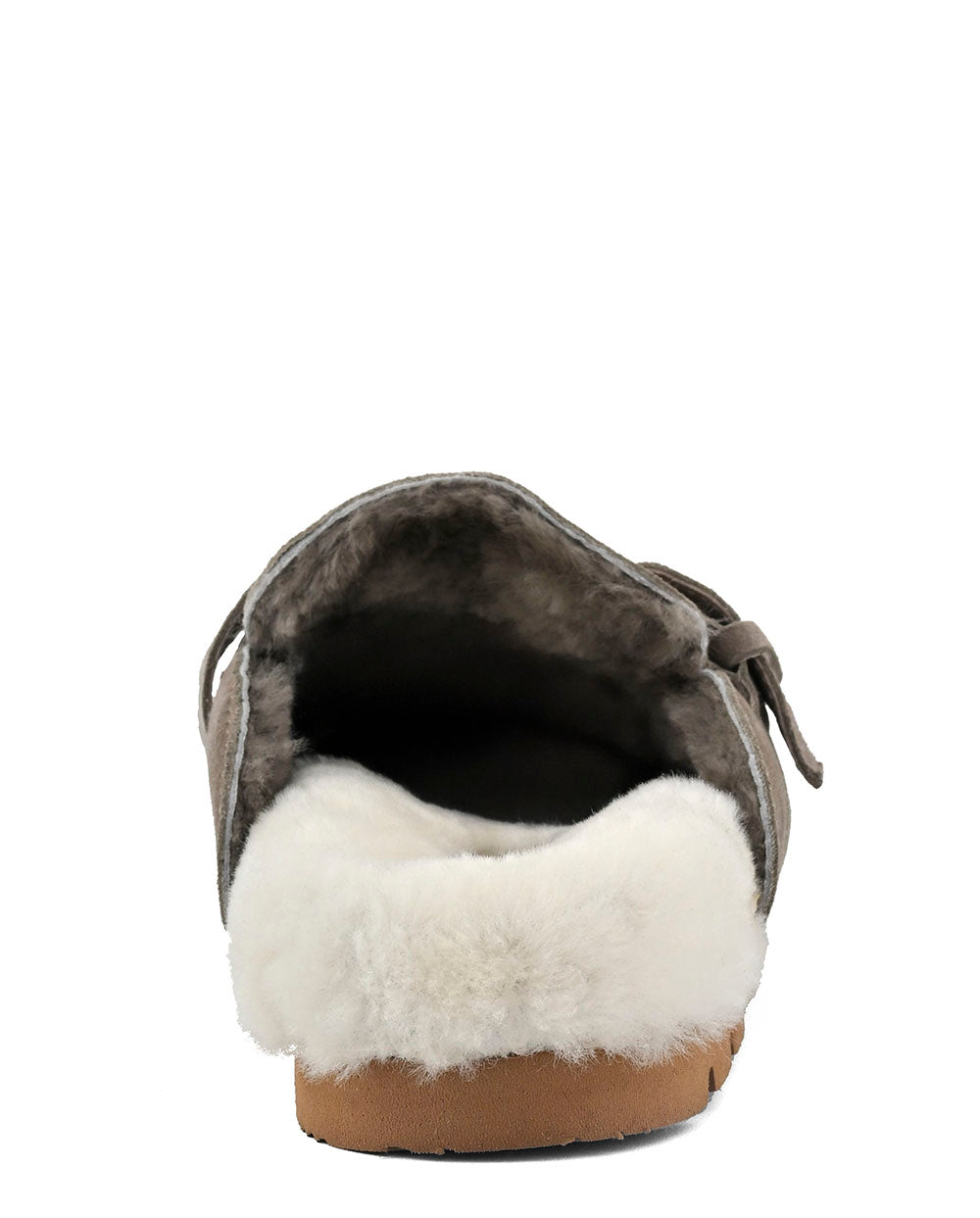 Mou Winter bio leather stitching gris