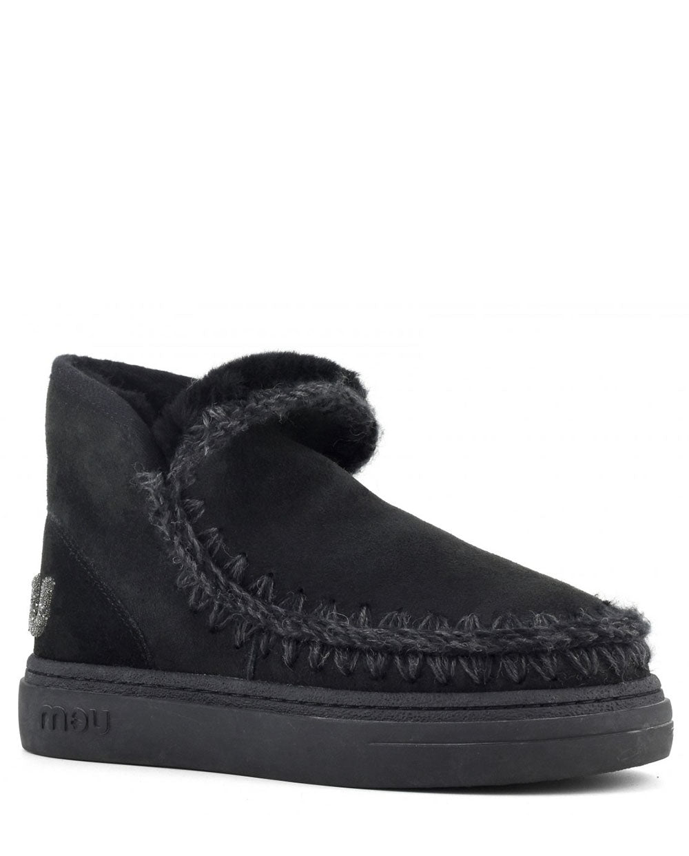 MOU Eskimo Sneaker Bold glitter logo negro