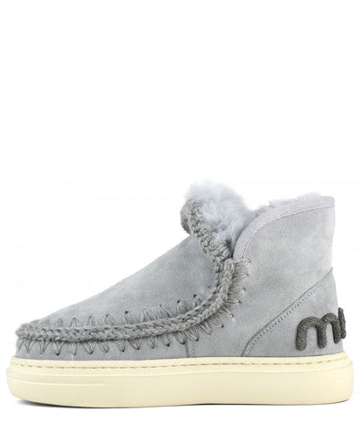 MOU Eskimo Sneaker Bold glitter logo gris hielo