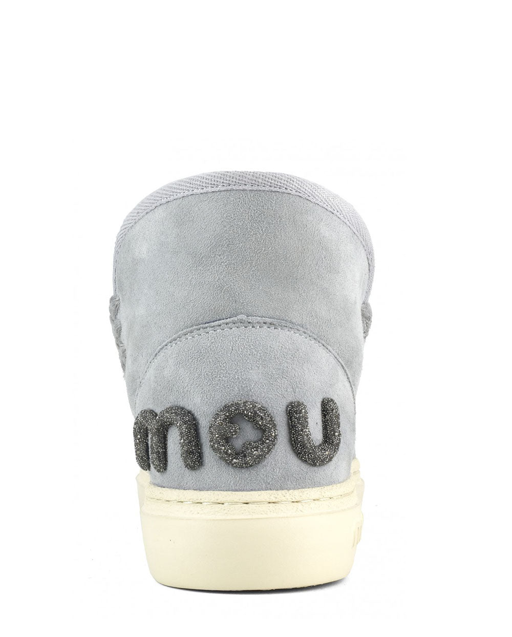 MOU Eskimo Sneaker Bold glitter logo gris hielo