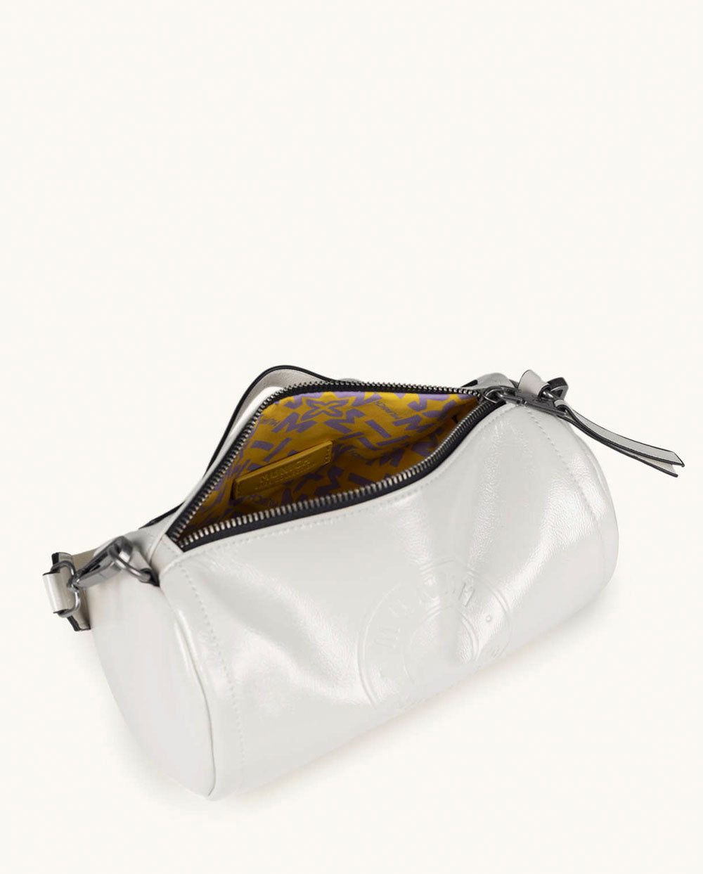 Bolso Crosbody Barrel C/White blanco Munich