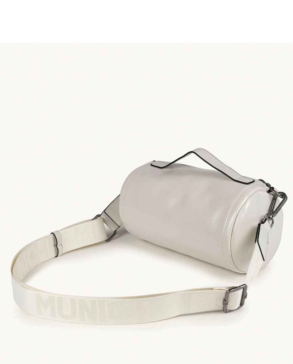 Bolso Crosbody Barrel C/White blanco Munich
