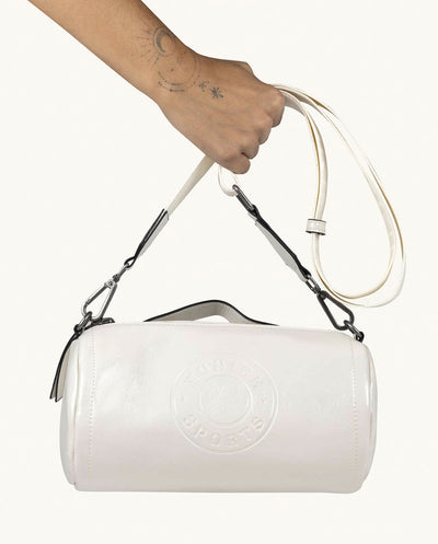 Bolso Crosbody Barrel C/White blanco Munich
