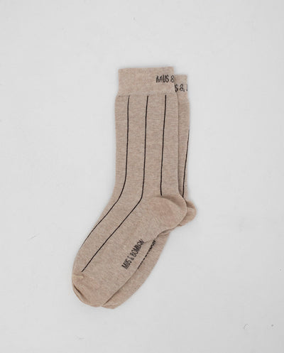 Calcetines Kile beige Mus & bombón
