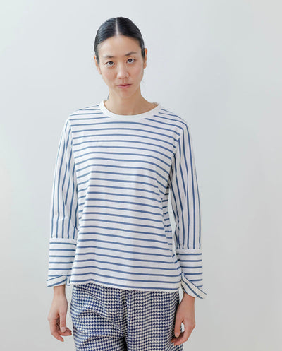 Camiseta rayas navy Pan Producto Básico