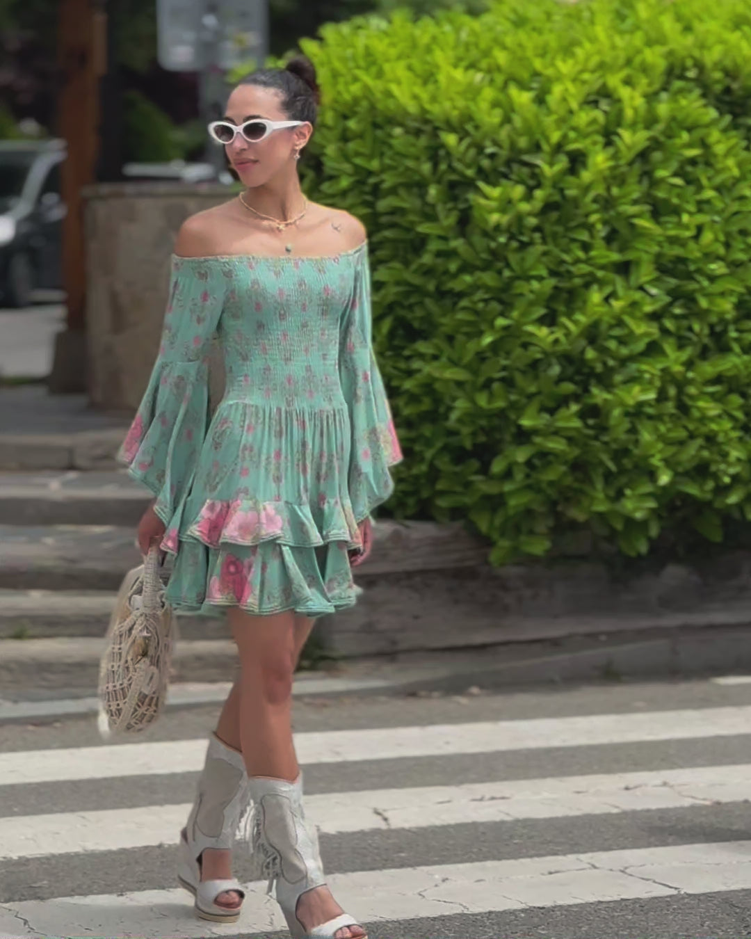 Vestido corto Primrose Celestia Jaase