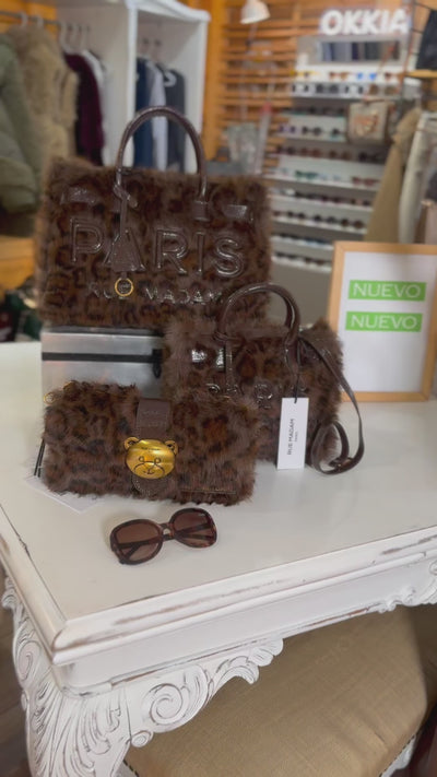 Bolsos Alaska pelo leopardo Rue Madam Paris