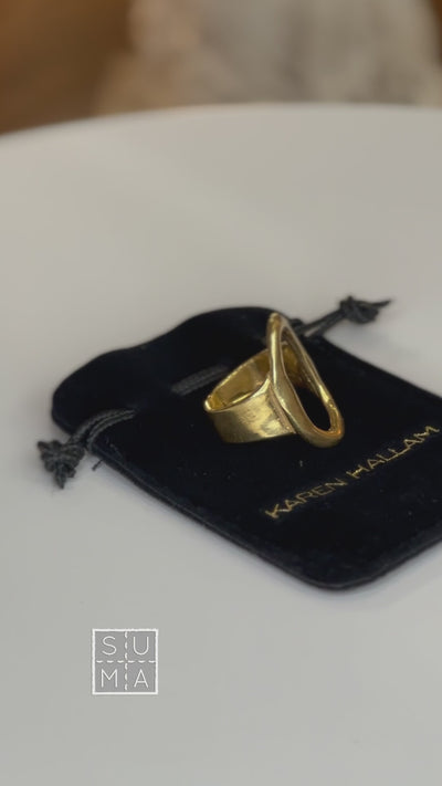 Anillo Reina Letizia Signature oro Karen Hallam