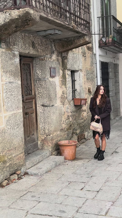 Blazer sastre oversized marrón Odi et Amo