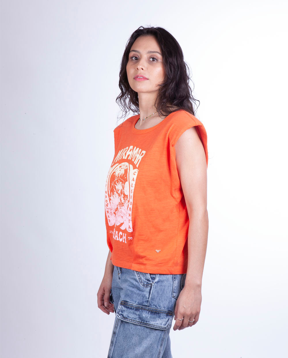 Camiseta Chaya naranja