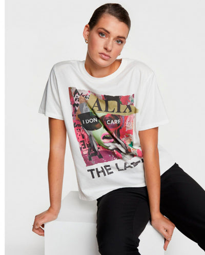 Camiseta Collage blanco Alix the label