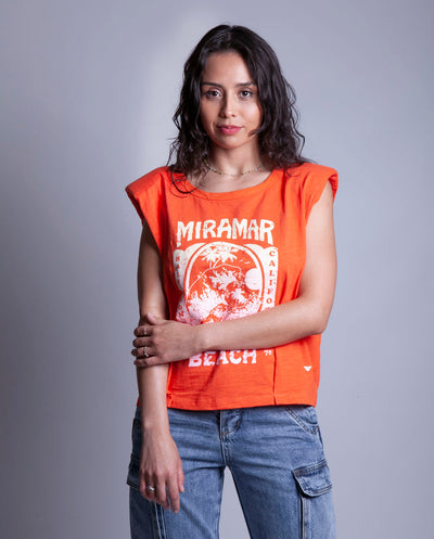 Camiseta Chaya naranja