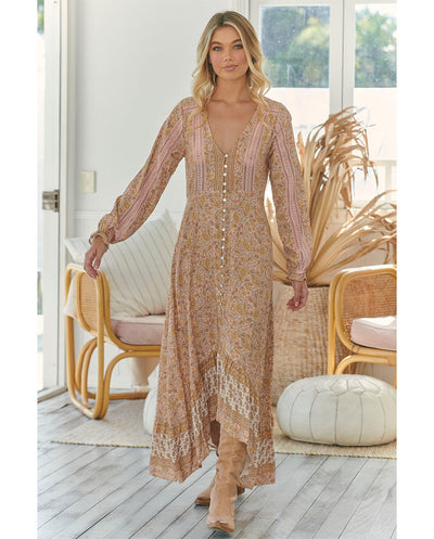 Vestido Gemini estampado Pink-Jaase-