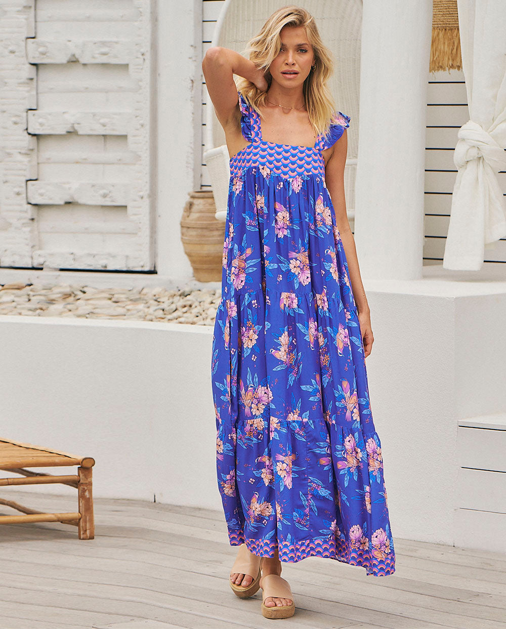 Vestido Kalho Indigo Deeams -Jaase-