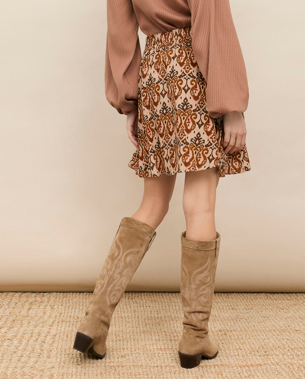 Falda Darlina Beige