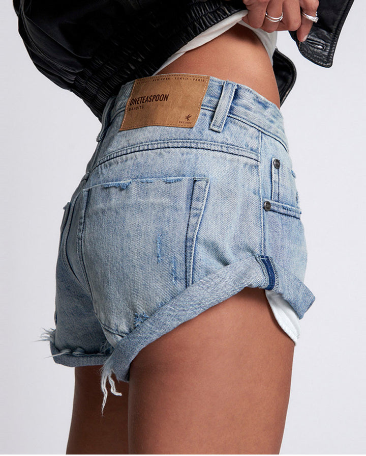 Short Bandit denim salty dog -One Teaspoon-
