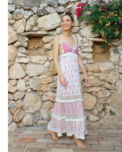 Vestido rosa Bianca Piti Cuiti