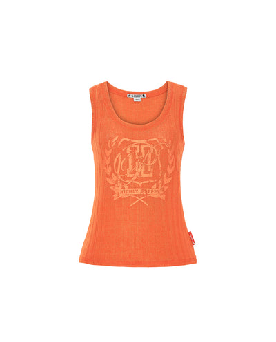 Camiseta tirantes naranja -Highly Preppy-
