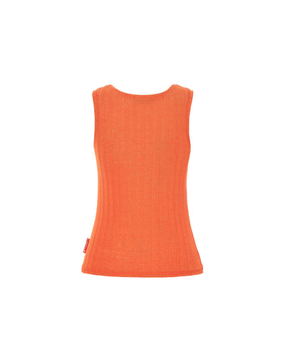 Camiseta tirantes naranja -Highly Preppy-