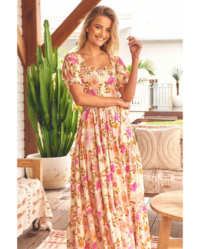 Vestido largo Claudette Amaya Jaase