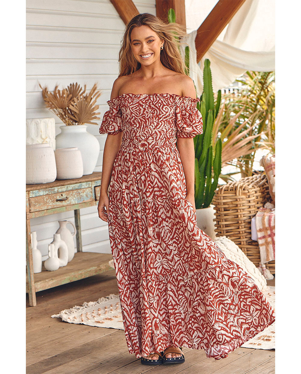 Vestido largo Claudette Sarabi Jaase