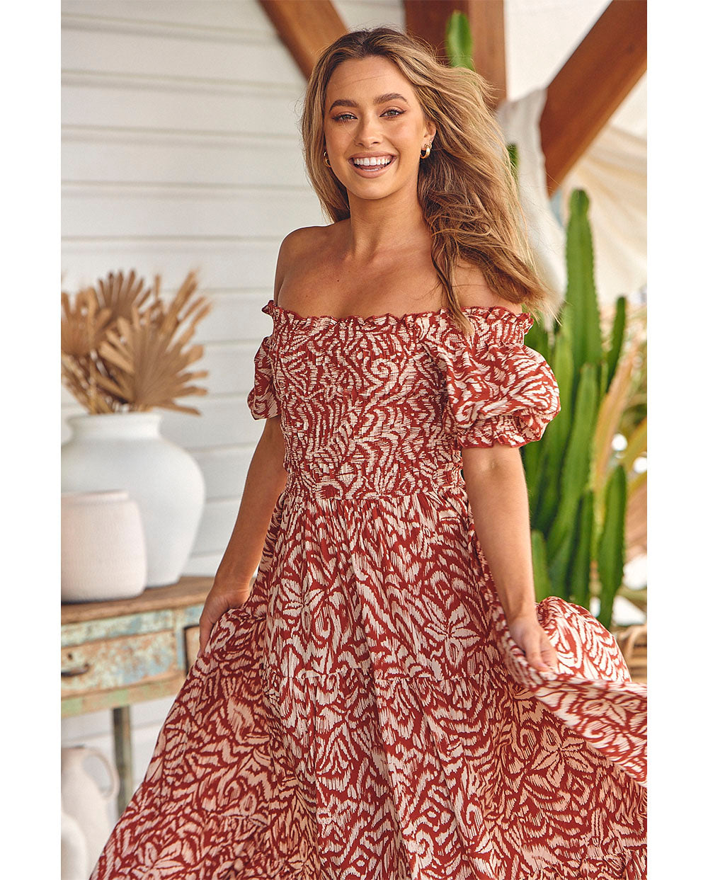 Vestido largo Claudette Sarabi Jaase