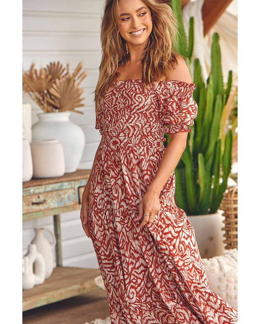 Vestido largo Claudette Sarabi Jaase
