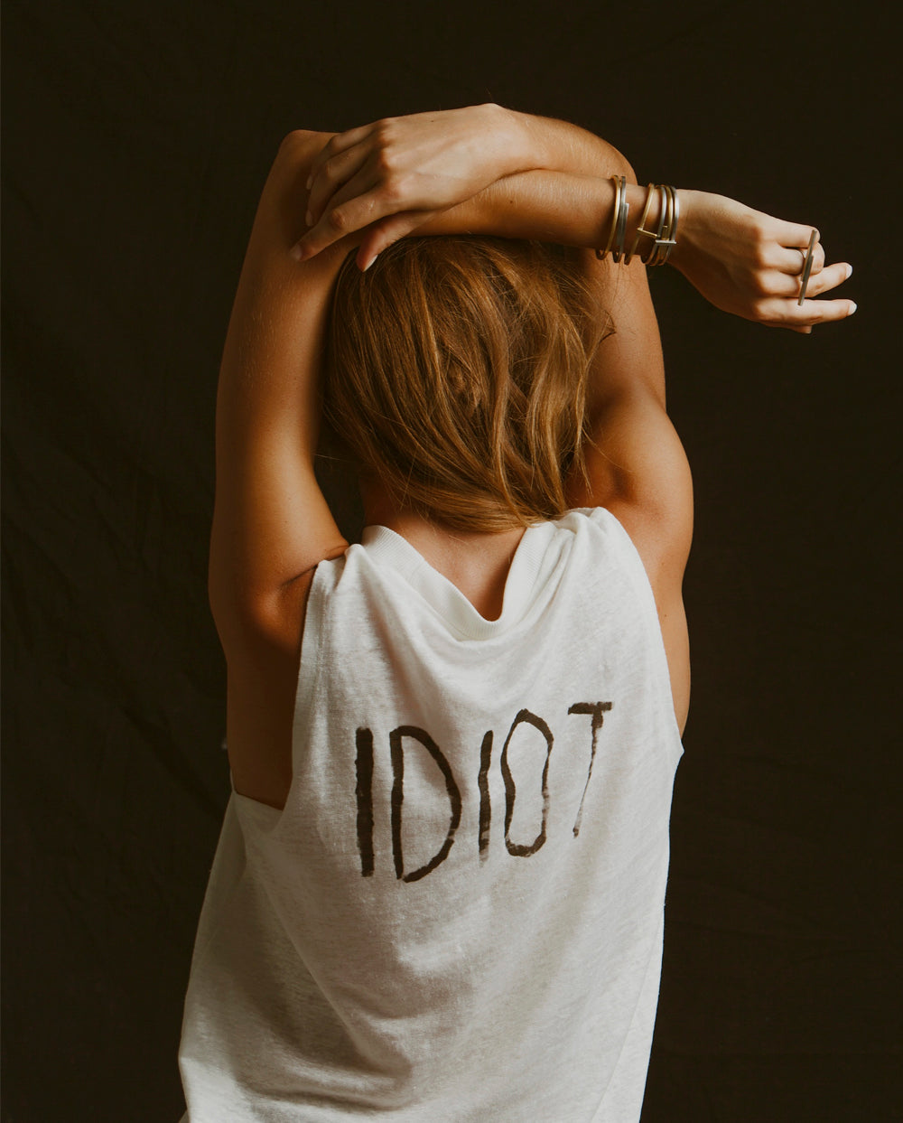 Camiseta Idiot blanco Marcus