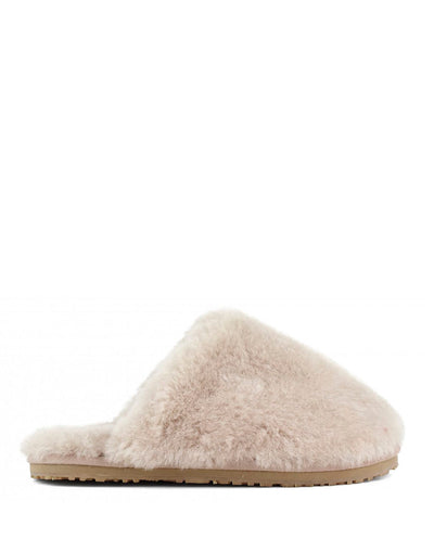 Pantufla Mou Closed toe sheepskin fur slipper rosa