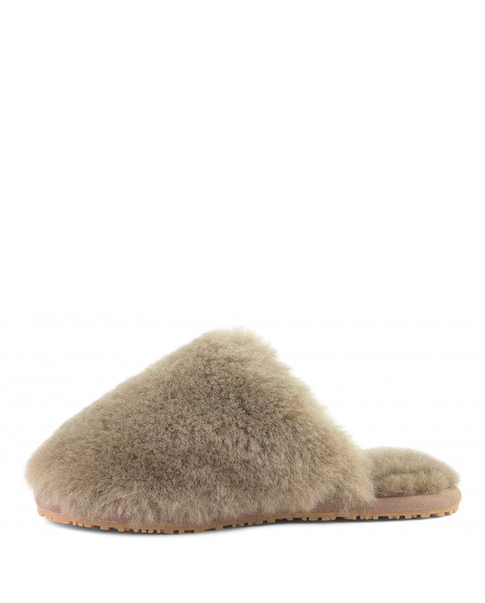 Pantufla Mou Closed toe sheepskin fur slipper gris