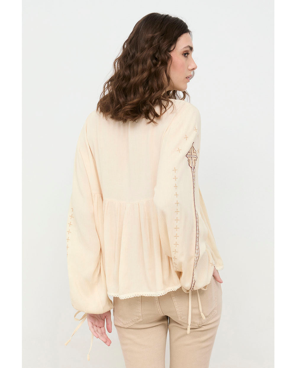 Blusa Datura crudo Nüd