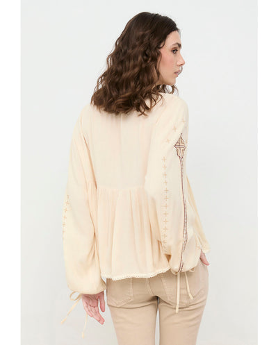Blusa Datura crudo Nüd