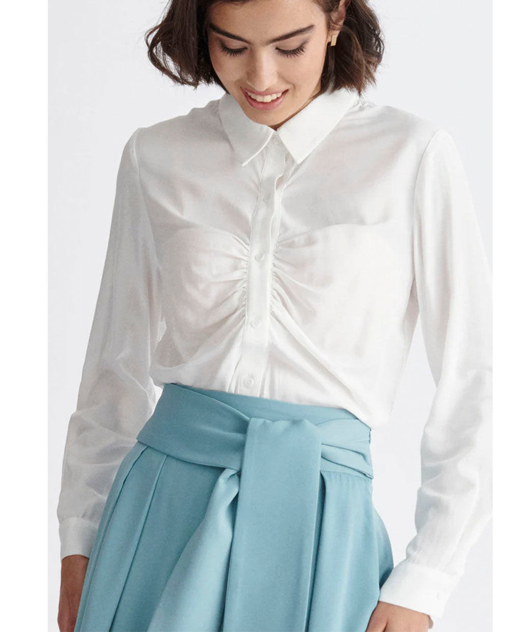 Camisa blanco Paisie London