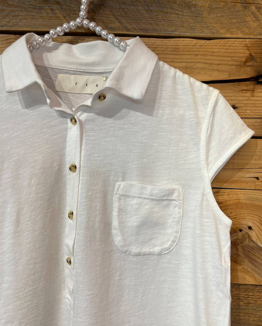 Camiseta polo blanco PAN Producto Básico