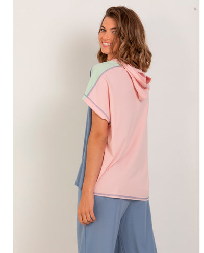Camiseta capucha pastel -See the moon-