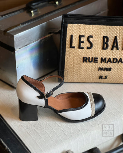 zapato vintage blanco Nemonic